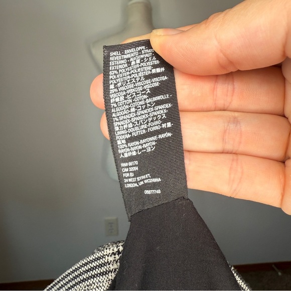 Free People Uptown Girl Sporty Oversize Blazer Black Combo Size XS - Picture 5 of 6